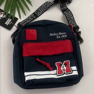 Disney Blue and Red Crossbody Bag